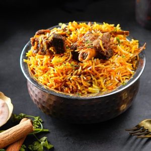 Lamb Dum Biryani with Raita  ?14.95